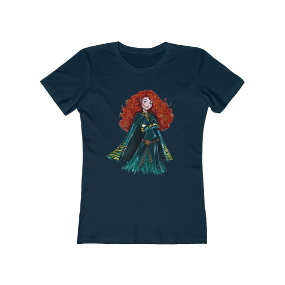 Land of Nostalgia Disney Princess Merida Women's The Boyfriend Tee