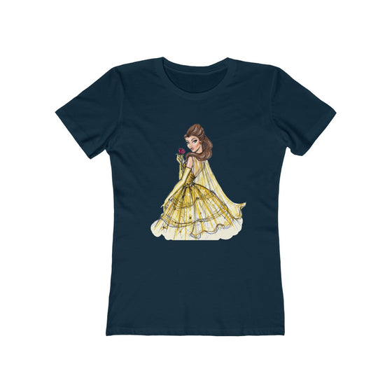 Land Of Nostalgia Disney Princess Bell Women's The Boyfriend Tee