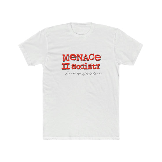 Land of Nostalgia Men's Cotton Crew Menace II Society Tee