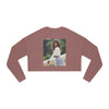 Land of Nostalgia Janet Jackson Natural Vibration Women's Cropped Sweatshirt