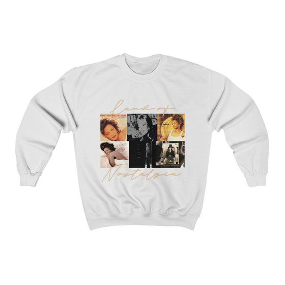 Land of Nostalgia Janet Jackson 'Janet' Top 6 Album Single Cover Unisex Heavy Blend™ Crewneck Sweatshirt