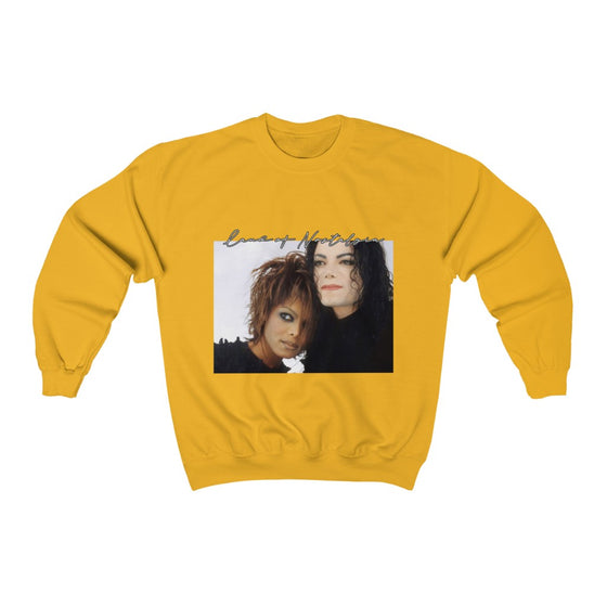 Land of Nostalgia Janet & Michael Vintage Scream Unisex Heavy Blend™ Crewneck Sweatshirt