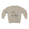 Land of Nostalgia What Do I Bring to the Table? The TABLE!  Unisex Heavy Blend™ Crewneck Sweatshirt