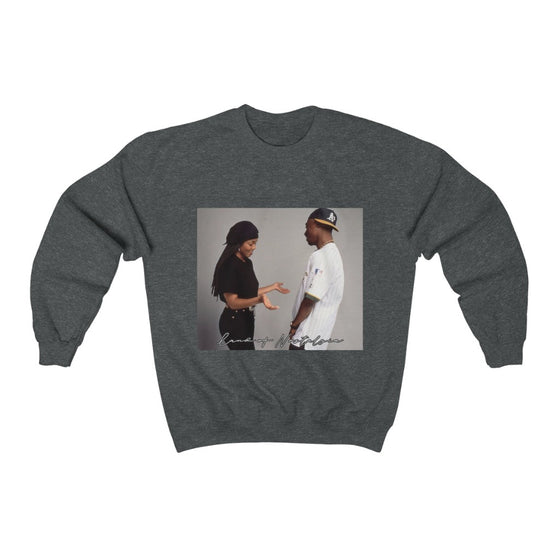 Land of Nostalgia Janet Jackson and Tupac Vintage Poetic Justice Love Unisex Heavy Blend™ Crewneck Sweatshirt