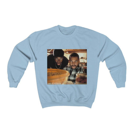 Land of Nostalgia Classic Friday Smoky & Craig Vibe Unisex Heavy Blend™ Crewneck Sweatshirt