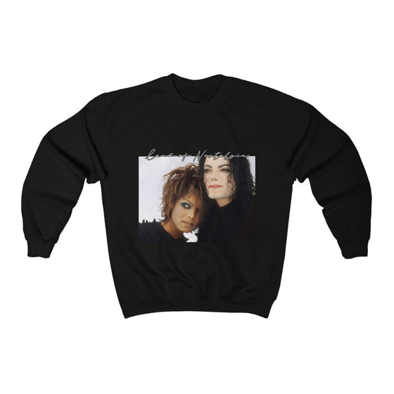 Land of Nostalgia Janet & Michael Vintage Scream Unisex Heavy Blend™ Crewneck Sweatshirt