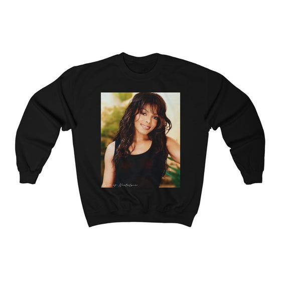 Land of Nostalgia Janet Jackson Classic Vibrational Unisex Heavy Blend™ Crewneck Sweatshirt