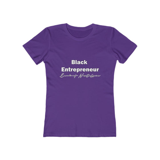 Land of Nostalgia Black Entrepreneur Women's The Boyfriend Tee