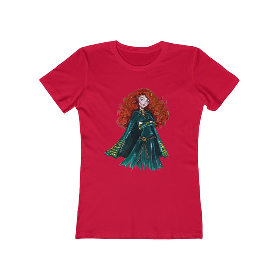 Land of Nostalgia Disney Princess Merida Women's The Boyfriend Tee