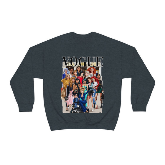 Land of Nostalgia Vogue Disney Princesses Unisex Heavy Blend™ Crewneck Sweatshirt