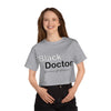 Land of Nostalgia Black Doctor Champion Women's Heritage Cropped T-Shirt