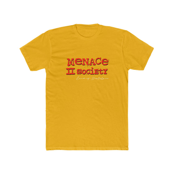 Land of Nostalgia Men's Cotton Crew Menace II Society Tee