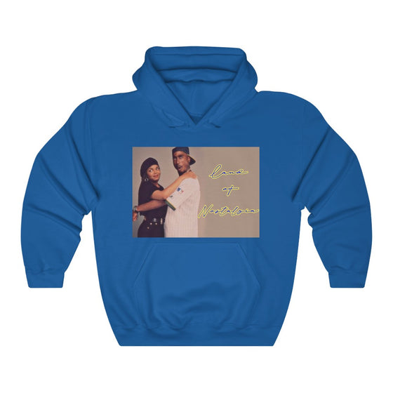 Land of Nostalgia Poetic Justice Pac & Janet Vintage Vibes Unisex Heavy Blend™ Hooded Sweatshirt