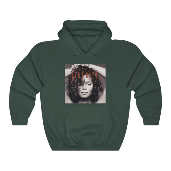 Land of Nostalgia Janet Jackson 'Janet' Album Cover Unisex Heavy Blend™ Hooded Sweatshirt