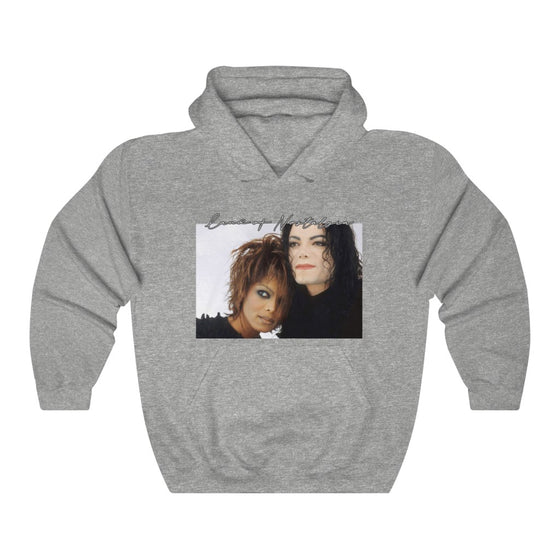 Land of Nostalgia Janet & Michael Vintage Scream Unisex Heavy Blend™ Hooded Sweatshirt