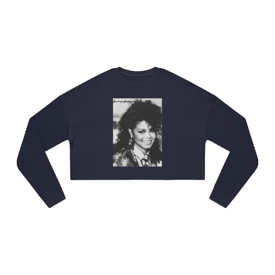 Land of Nostalgia Classic Janet Jackson Euphoria Women's Cropped Sweatshirt