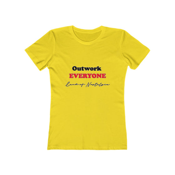 Land of Nostalgia Outwork EVERYONE Women's The Boyfriend Tee