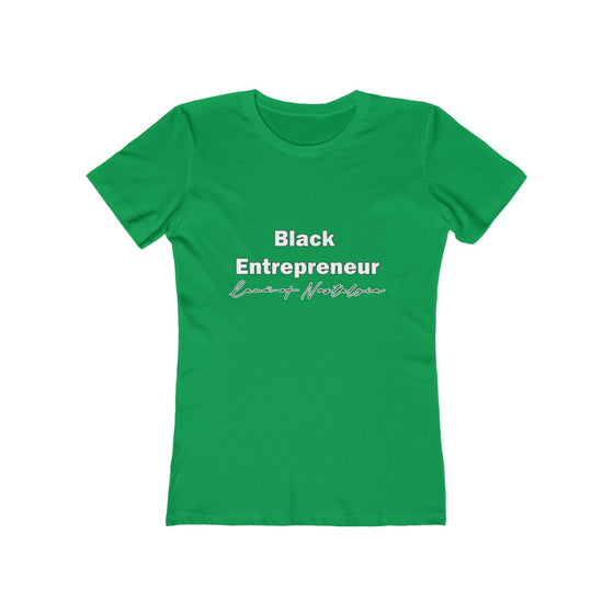 Land of Nostalgia Black Entrepreneur Women's The Boyfriend Tee