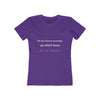 Land of Nostalgia We don’t hate on our people, we UPLIFT them! Women's The Boyfriend Tee