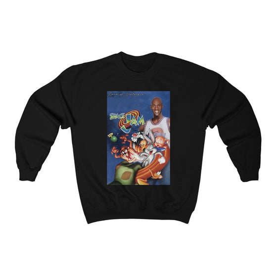 Land of Nostalgia Classic Space Jam Poster Unisex Heavy Blend™ Crewneck Sweatshirt