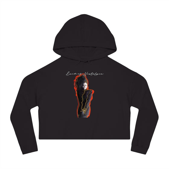 Land of Nostalgia Janet Jackson Classic Control Cover Women’s Cropped Hooded Sweatshirt