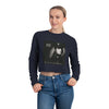 Land of Nostalgia Janet Jackson Classic Rhythm Nation Cover Women's Cropped Sweatshirt