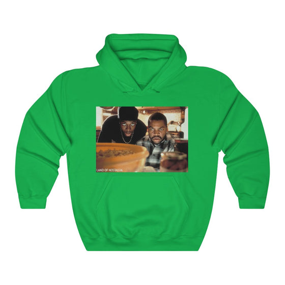 Land of Nostalgia Classic Friday Smoky & Craig Vibe Unisex Heavy Blend™ Hooded Sweatshirt