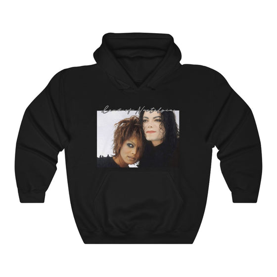 Land of Nostalgia Janet & Michael Vintage Scream Unisex Heavy Blend™ Hooded Sweatshirt