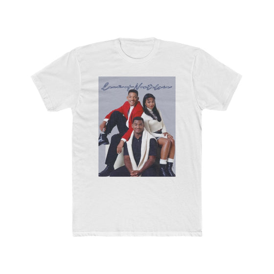 Land of Nostalgia Classic Fresh Prince, Carlson, & Ashley Men's Cotton Crew Tee