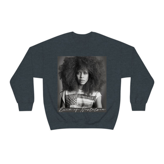 Land of Nostalgia Erykah Badu Vintage Unisex Heavy Blend™ Crewneck Sweatshirt V2
