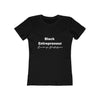 Land of Nostalgia Black Entrepreneur Women's The Boyfriend Tee