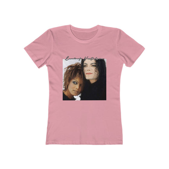 Land of Nostalgia Janet & Michael Vintage Scream Women's The Boyfriend Tee