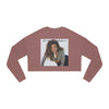 Land of Nostalgia Janet Jackson Euphoric Smile Women's Cropped Sweatshirt