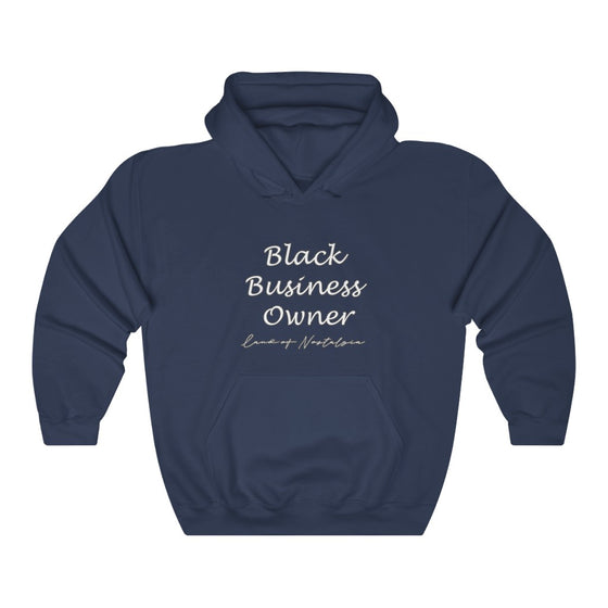 Land of Nostalgia Black Business Owner Unisex Heavy Blend™ Hooded Sweatshirt