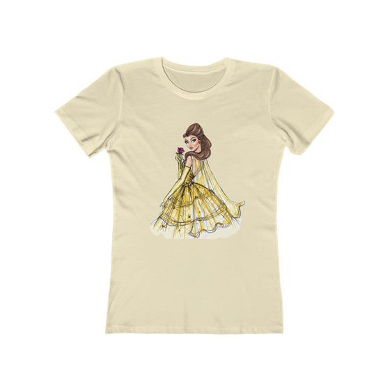 Land Of Nostalgia Disney Princess Bell Women's The Boyfriend Tee