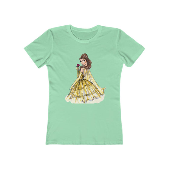 Land Of Nostalgia Disney Princess Bell Women's The Boyfriend Tee