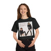 Land of Nostalgia Michael & Janet Euphoric Scream Vibe Champion Women's Heritage Cropped T-Shirt