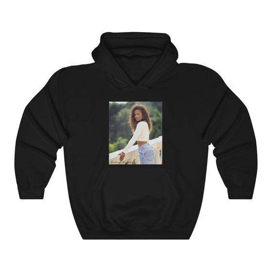 Land of Nostalgia Janet Jackson Natural Vibration Unisex Heavy Blend™ Hooded Sweatshirt