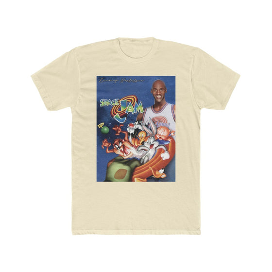 Land of Nostalgia Classic Space Jam Poster Men's Cotton Crew Tee V2