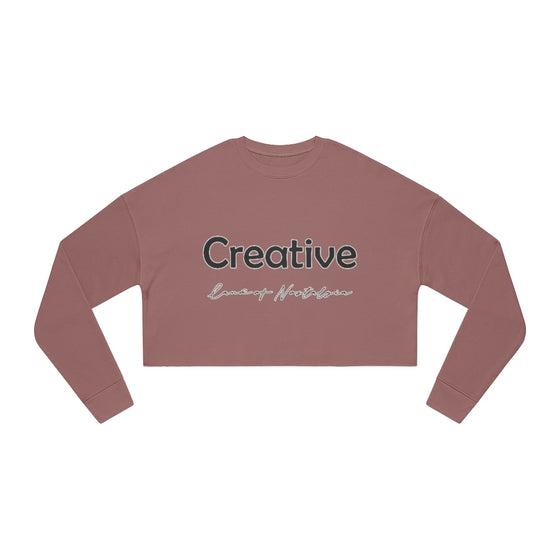 Land of Nostalgia Creative Women's Cropped Sweatshirt
