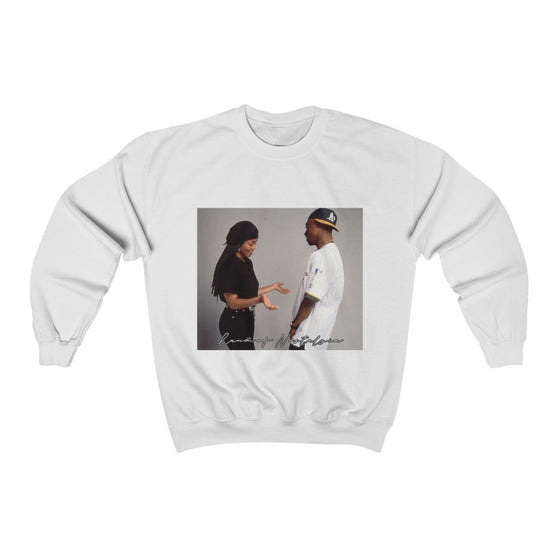 Land of Nostalgia Janet Jackson and Tupac Vintage Poetic Justice Love Unisex Heavy Blend™ Crewneck Sweatshirt