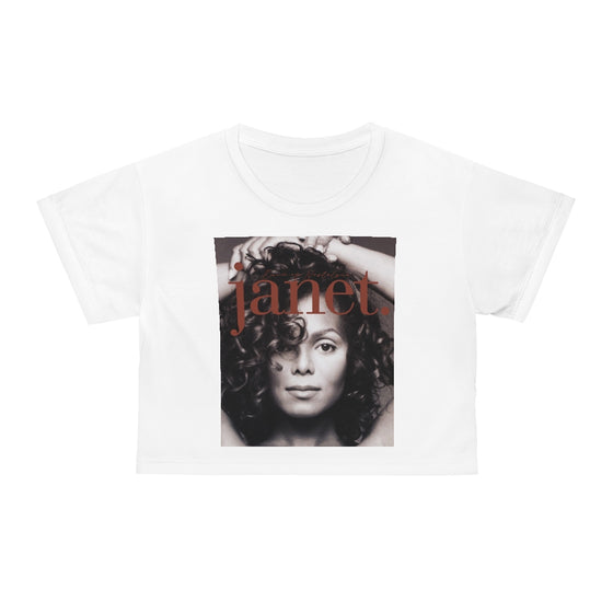 Land of Nostalgia Janet Jackson 'Janet' Album Cover Champion Women's Heritage Cropped T-Shirt AOP Crop Tee