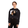 Land of Nostalgia Janet & Michael Vintage Scream Women’s Cropped Hooded Sweatshirt