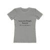 Land of Nostalgia Successful People Execute Women's The Boyfriend Tee