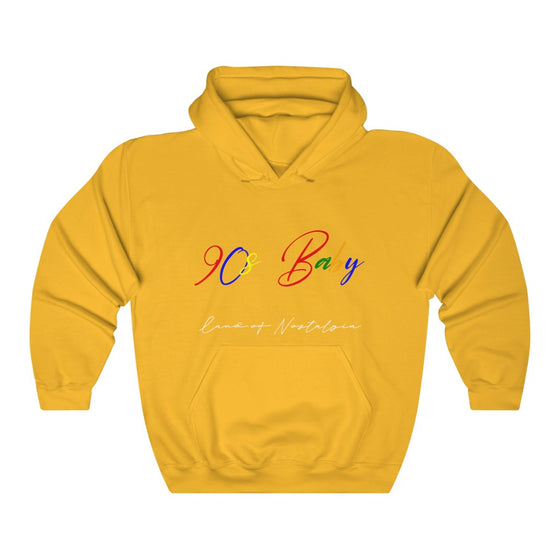 Land of Nostalgia Unisex Heavy Blend™ Hooded 90s Baby Sweatshirt