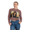 Land of Nostalgia Janet Jackson Classic Vibrational Women's Cropped Sweatshirt