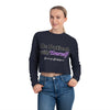 Land of Nostalgia Be Patient with Yourself Women's Cropped Sweatshirt