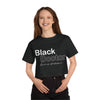 Land of Nostalgia Black Doctor Champion Women's Heritage Cropped T-Shirt