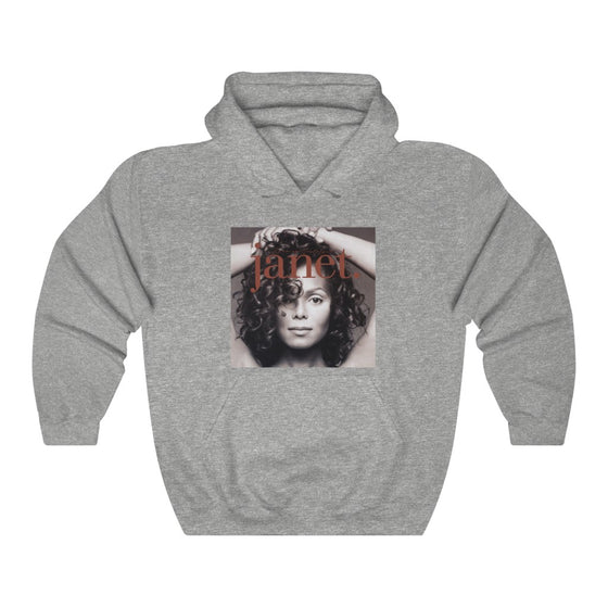 Land of Nostalgia Janet Jackson 'Janet' Album Cover Unisex Heavy Blend™ Hooded Sweatshirt