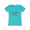 Land of Nostalgia Successful People Execute Women's The Boyfriend Tee